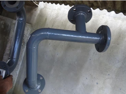 revestimento externo utilizando Belzona 4311

